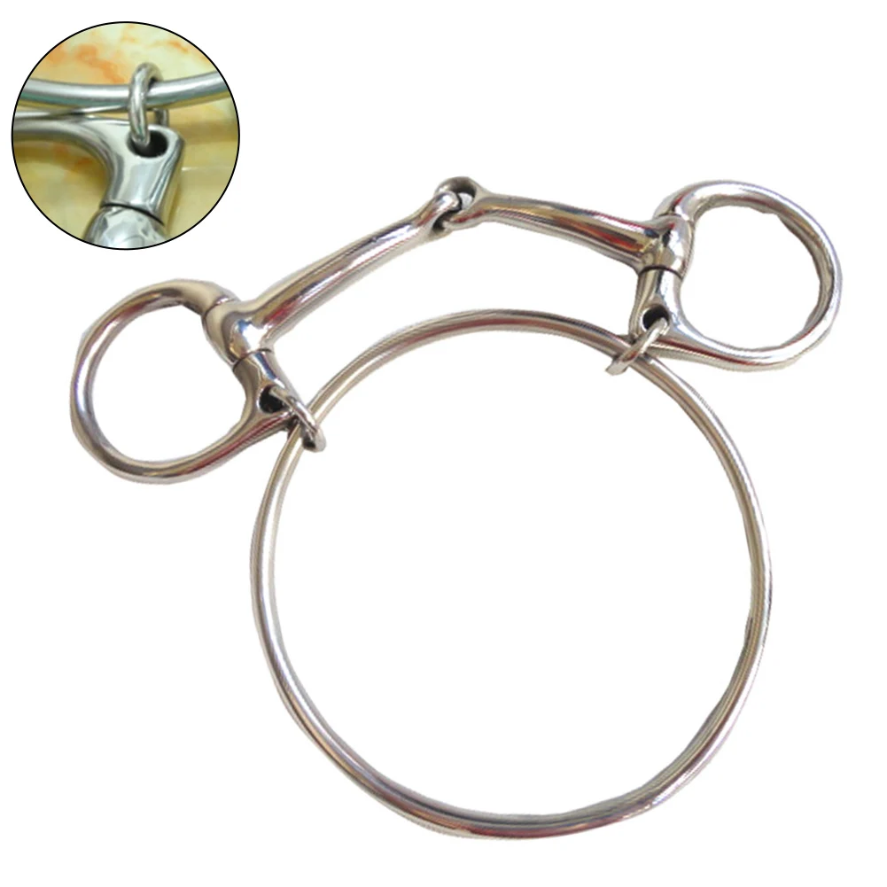 Saddles Horse Bit 1pc Tool Durable Functional Polished Parts Stainless Steel Tack Bits Accessories High Quality