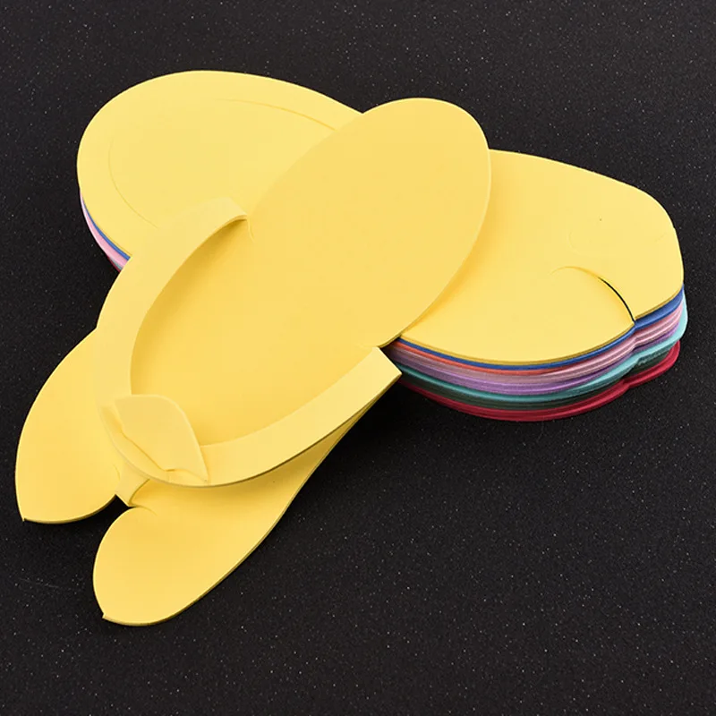 2022HotColorfulDisposableSlippersBathroomFlipFlopsEVAFoam