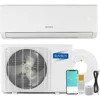 12000 BTU 115V 19 SEER Efficient Ductless Mini Split Inverter Plus System with Heat Pump and Dehumidification, Auto Defrost 1