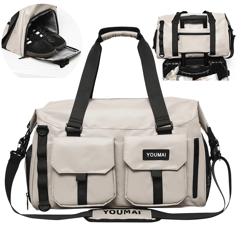 Waterproof Gym Handbag Dry Wet Separation Fitness Training Bag ...