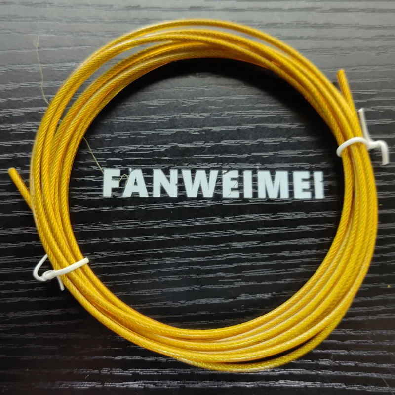 NEVERTOOLATE 2,.5mm x 3m steel cord coated with PVC skip jump rope backup rope spare part accessories 5
