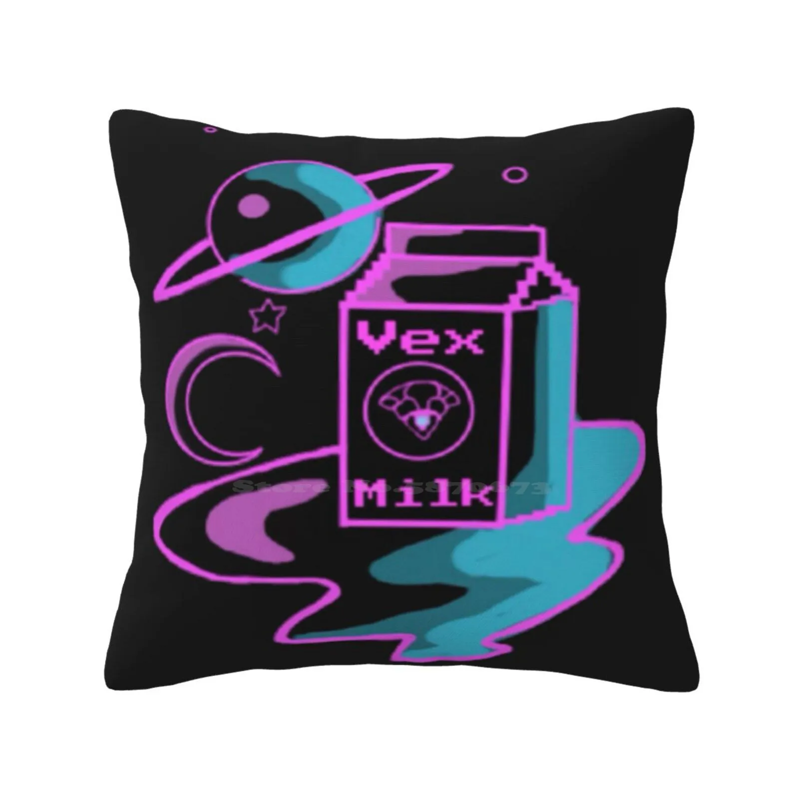 Black Vex Milk Fashion Sofa Throw Pillow Cover Federa Destiny 2 Destiny The Game Hunter Gaming Bungie Titan Warlock