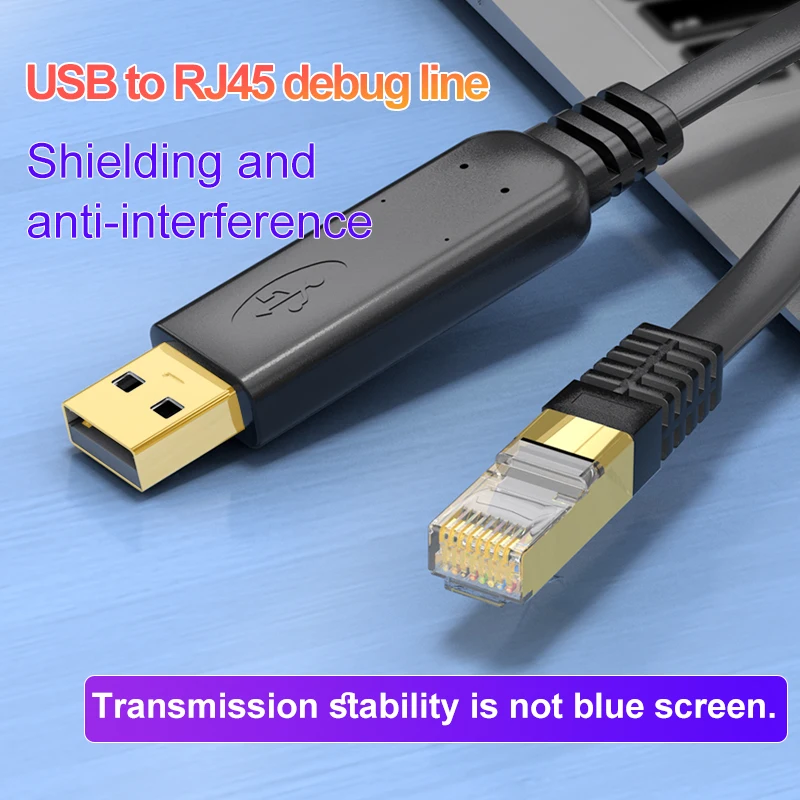 รูปสินค้า สาย USB to RJ45 แปลงคอนโซล RS232 สำหรับคอมพิวเตอร์และแล็ปท็อป