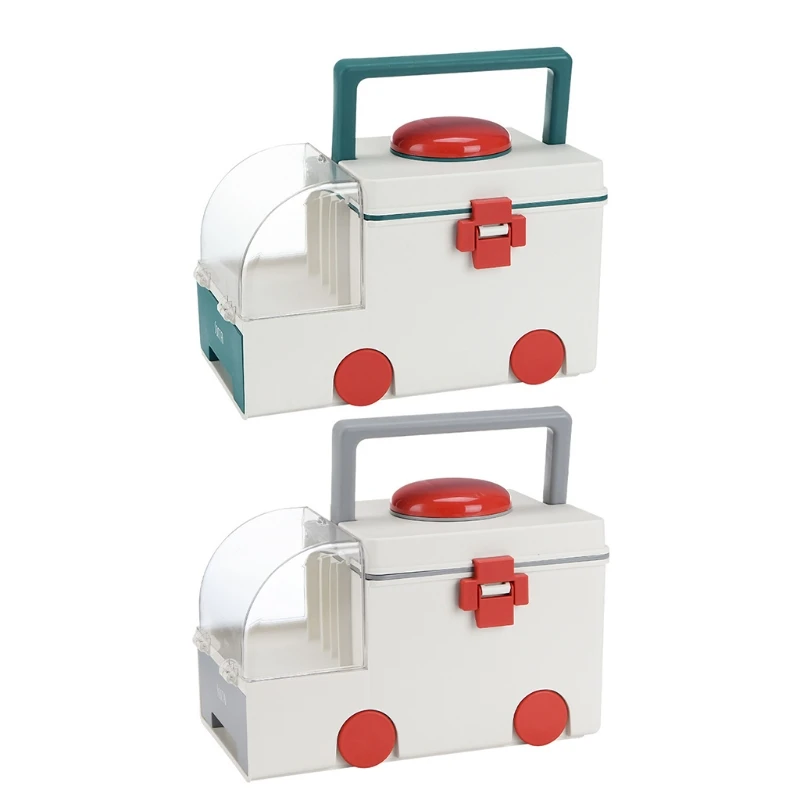 

Multi Purpose Family First Aid Medicine Box Medical Storage Bins Container for Travel Home Office Drop shipping