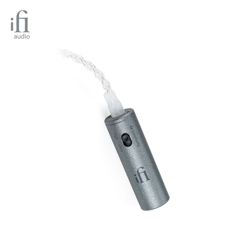 Audio Adapter Converter iFi iEMatch+/4.4 Lossless Headphone Impedance Matcher Noise Reduction Attenuator Equalizer 2.5/3.5 to 4.4 mm Headphone Adapter