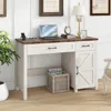 Farmhouse 47" Executive Desk, Computer Desk with Drawers and Cabinet, Workstation Computer Desk for Home Office and Study. 3