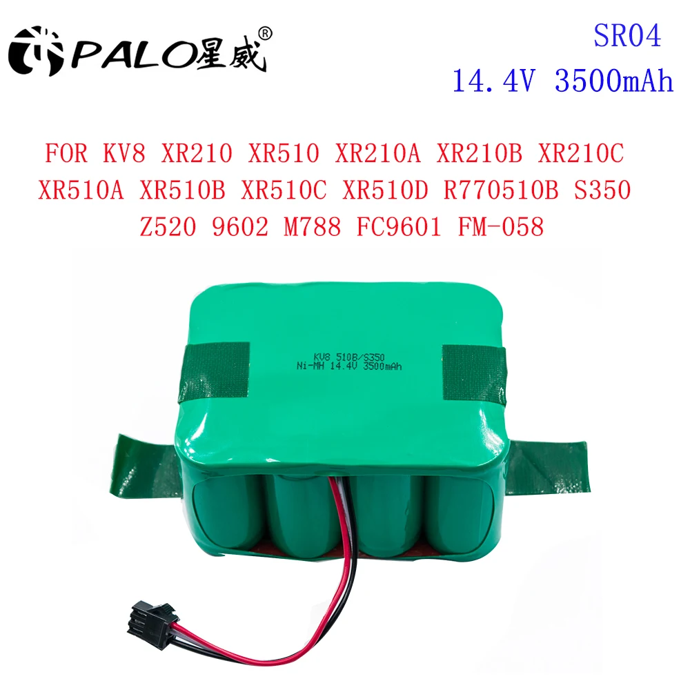 Palo-ni-mh Bateria de Aspirador para Irobot Roomba Kv8 Neato Botvac Samsung Navibot Kitfort Kt504 14.4v 3500mah 2000mah Tipos - Image 5