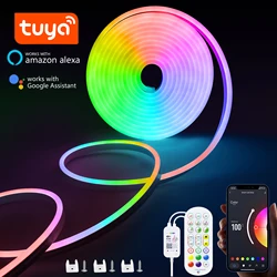 WiFi-Enabled USB RGB Neon LED Strip for Home and TV Decor Lighting