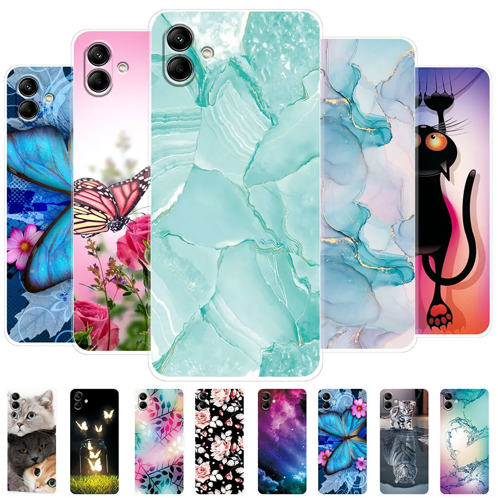 Per Samsung A04 Custodia Galaxy A04S Custodie Posteriori Per Telefono In Silicone Trasparente Trasparente Di Lusso Per Samsung Galaxy A 04 A04 S A04 C
