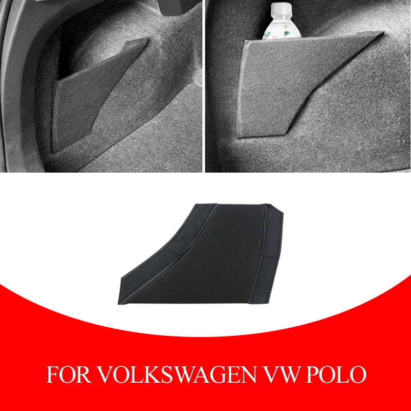 Car Storage Partitions Sides of The Trunk Partition Tail Box Shield Board for Volkswagen VW Polo 2006-Accessories