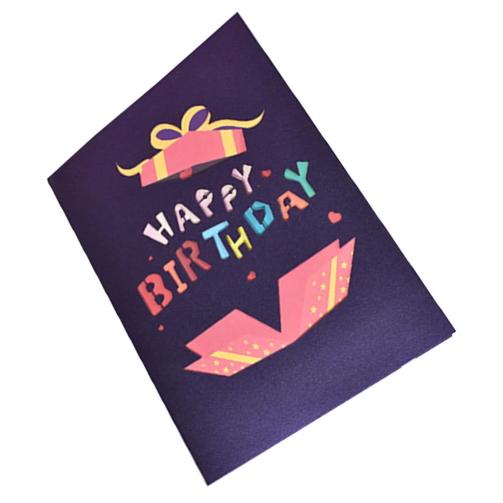 

Открытка на день рождения 3D Поздравительные открытки свадебный подарок приглашение всплывающая фотография