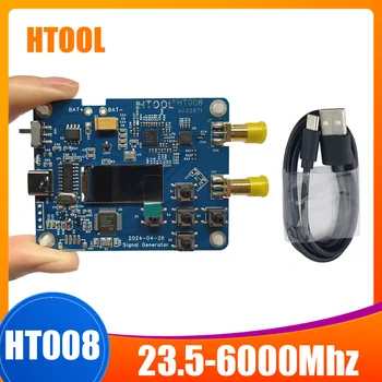 เครื่องกำเนิดสัญญาณ 23.5-6000MHz MAX2871 แหล่งกำเนิดสัญญาณ ช่องสัญญาณคู่ กำลังส่งสัญญาณ RF ปรับกำลังได้ CH2 -25dB 1