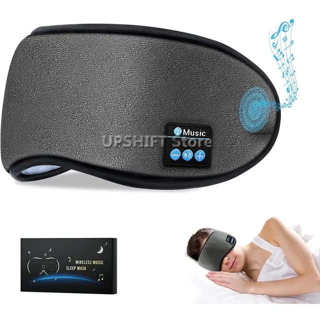 Casque de sommeil Bluetooth Masque oculaire Sans fil Bluetooth