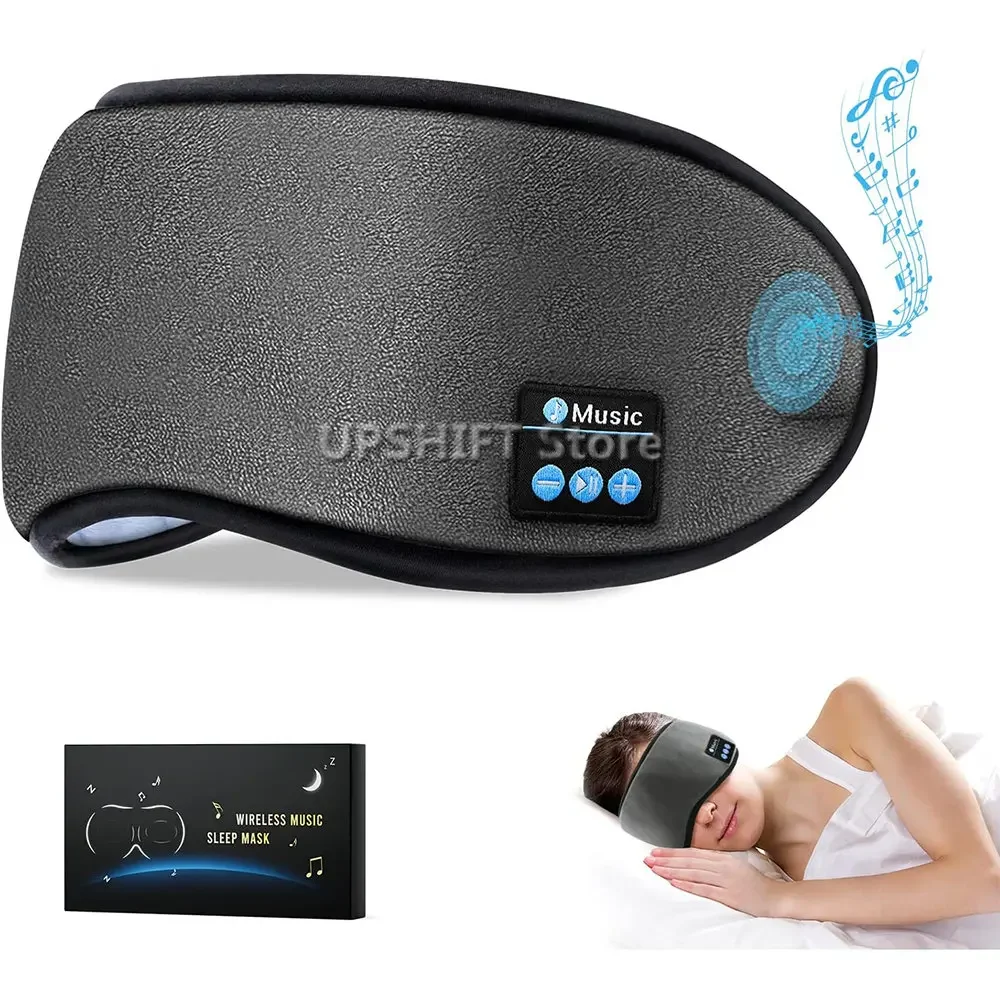 Casque de sommeil Casque sans fil Bluetooth Sports Bandeau Casque avec  haut-parleurs stéréo HD ultra-minces -black_aw