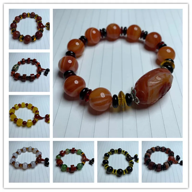 

Оптовая продажа с завода, агатовый браслет Sardonyx