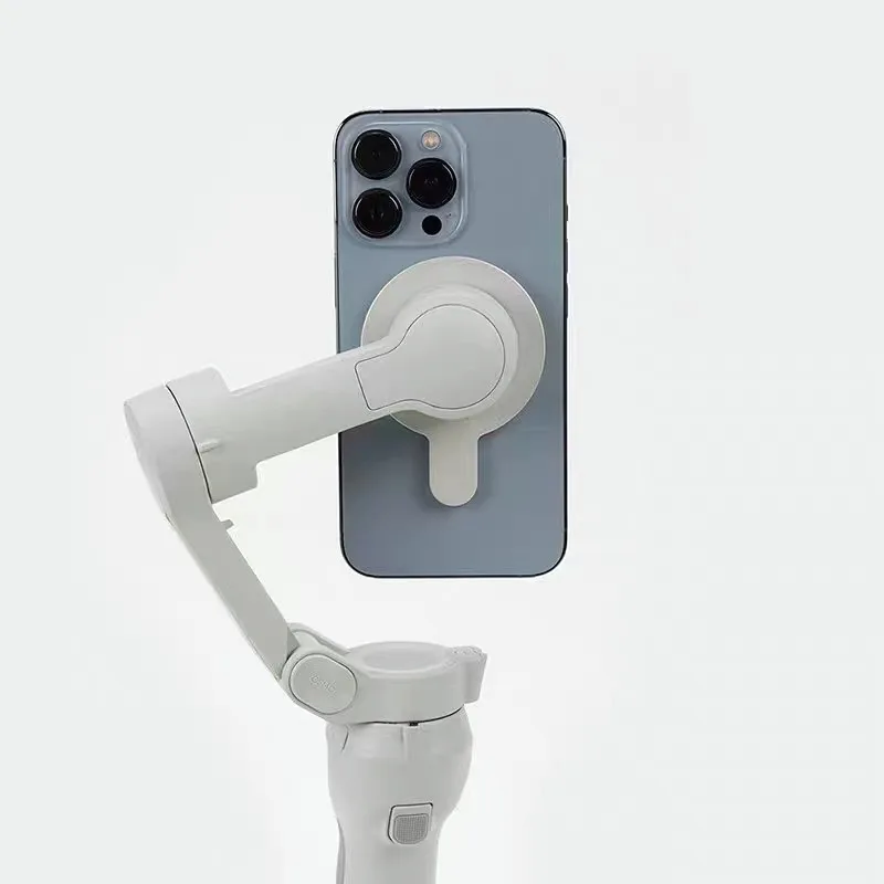 Description Picture 2 of itemStrong Magnetic Phone Mount for DJI Osmo Mobile 6/OM 5/OM4 SE Handheld Stabilizer Aluminum for magsafe Bracket Anti-lost Holder