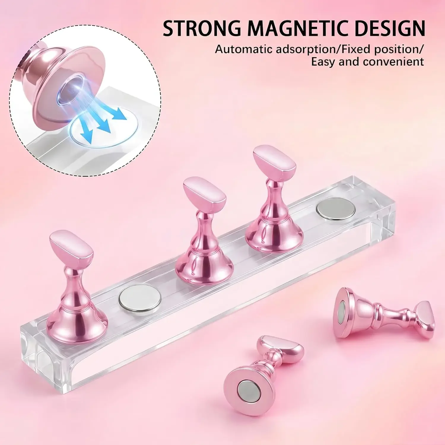 Nail Art Creativity Kit | Complete Set with Brushes, Dotting Pens, Practice Holder & Adhesive Putty