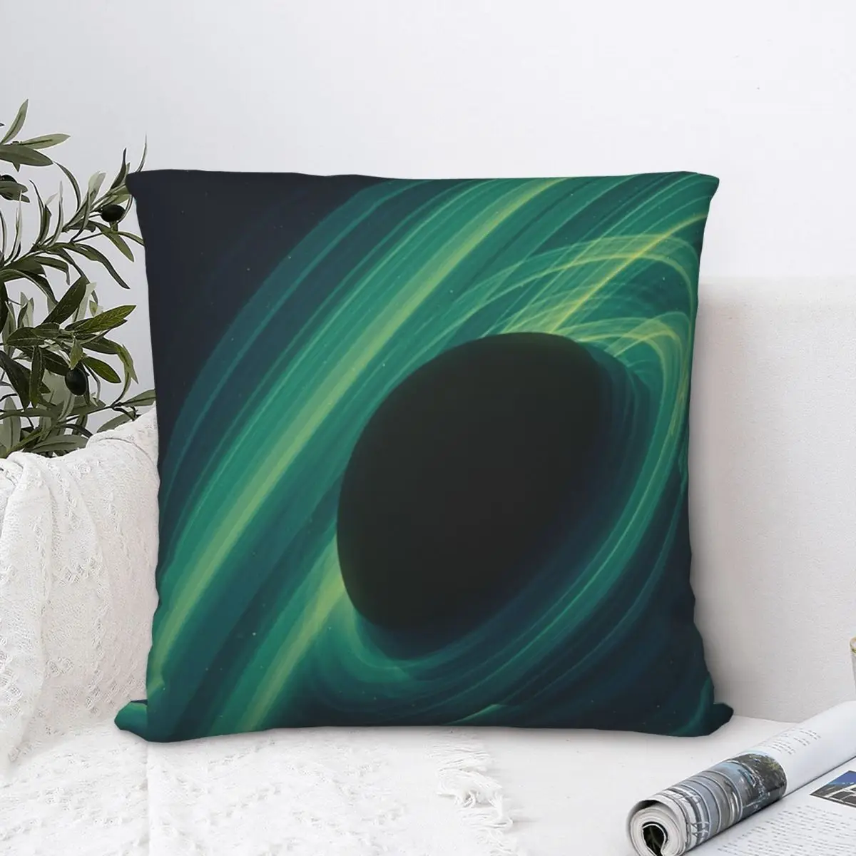 

Nebula Sci Fi Space Planet Black Holes Pillowcase Printing Polyester Cushion Cover Decor Throw Pillow Case Cover Square 45X45cm