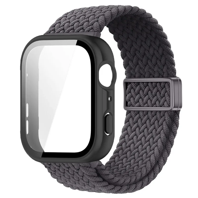 Braided Nylon Strap with Magnetic Buckle and Protective Screen Cover