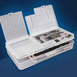 SUNSHINE SS-001A Multi-function Magic Box Mobile Phone LCD Screen Mainboard IC Parts Repair Plastic Storage Box Organizer Tool