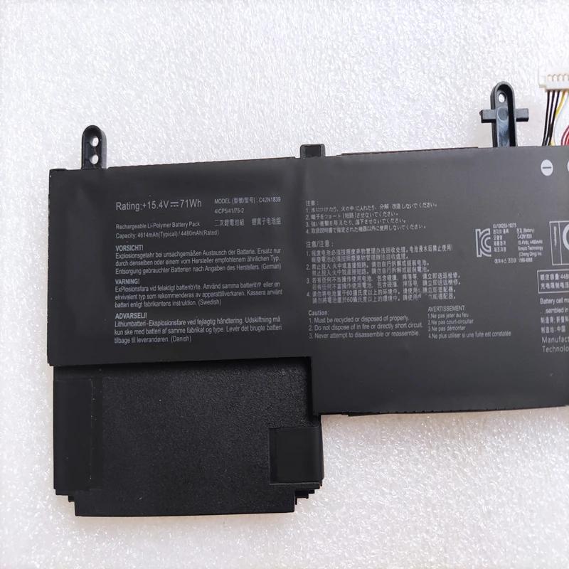 Bateria para Asus Zenbook 15 C42n1839 Ux533fd Ux534fa Ux534ft Ux534ftc Ux563fd Q536fd Q546fd Bi7t14 Bp8509t Aa008t Db77 - Imagem 6