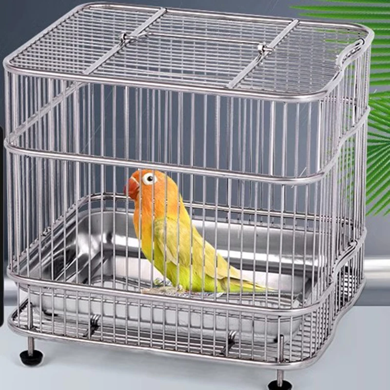 

Mobile Pet Bird Cage Parrot House Breeding Aviary Feeder Outdoor Bird Cage Parrot Hut Gaiola Para Passaros Houses And Rooms