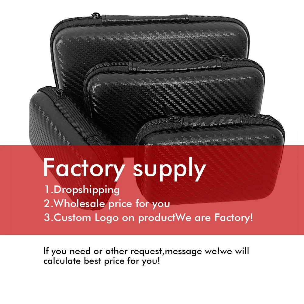 Carbon Fiber Pattern Car Repair Tool Kit Organizer Bag with Zipper