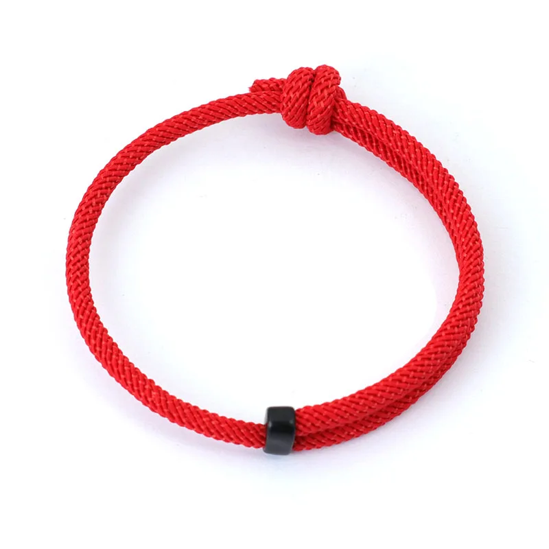 Handmade Men Yellow Black Rope Bracelet Beach Surf