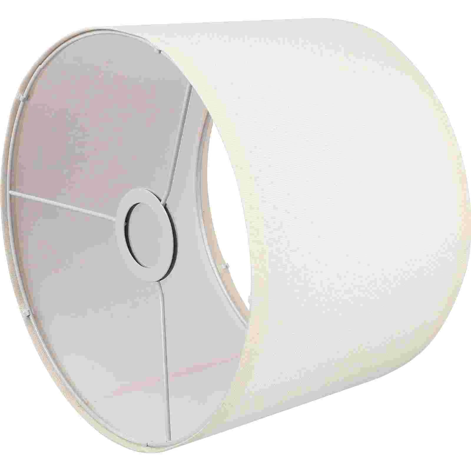 

Floor Lamp Shade Linen Lampshade Desk Cover Table Lampshades Manual for White Light Simple