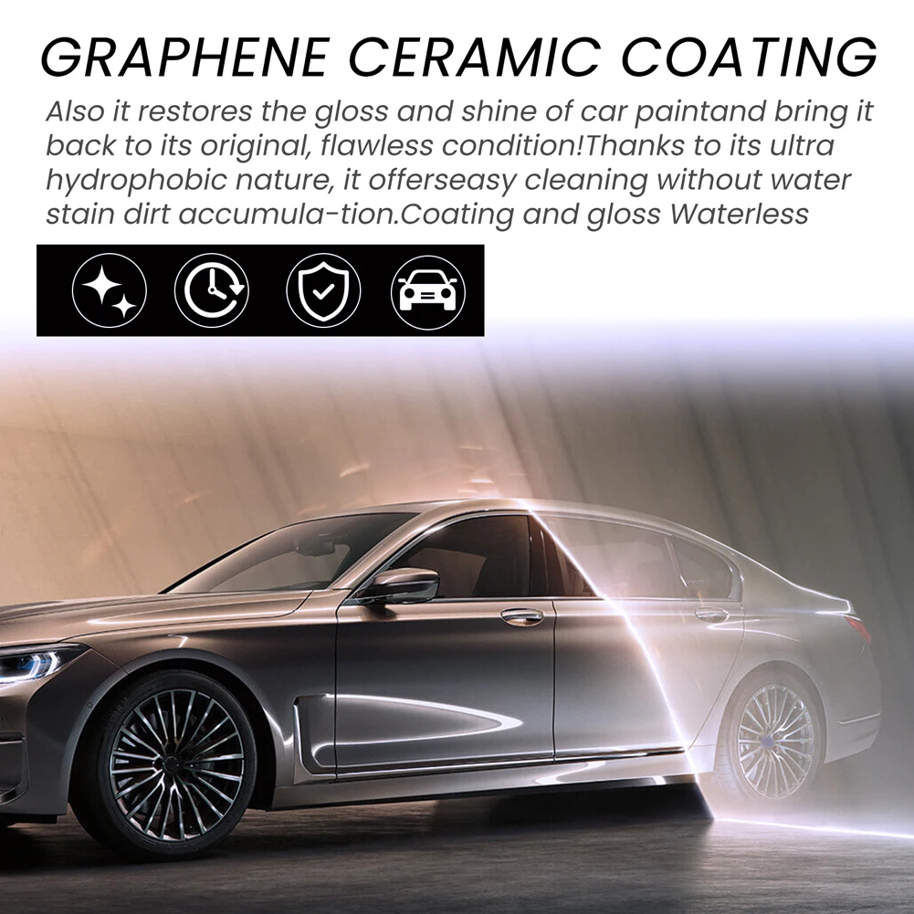 70ml Nano Ceramic Coating Graphene UV Glow Graphene Ceramic Coating Advanced Technology Hydrophobic Paint Protection Waterproof