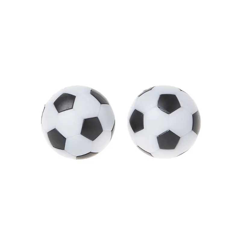 2 pçs resina matraquilhos bola de futebol indoor jogos fussball futebol 32mm 36mm tabletops competição esportes jogos estilingue