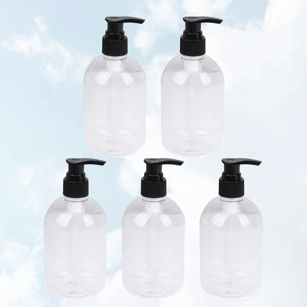 

5 Pcs Lotion Bottle Toiletries Container Shampoo Hand Bootle Empty Travel