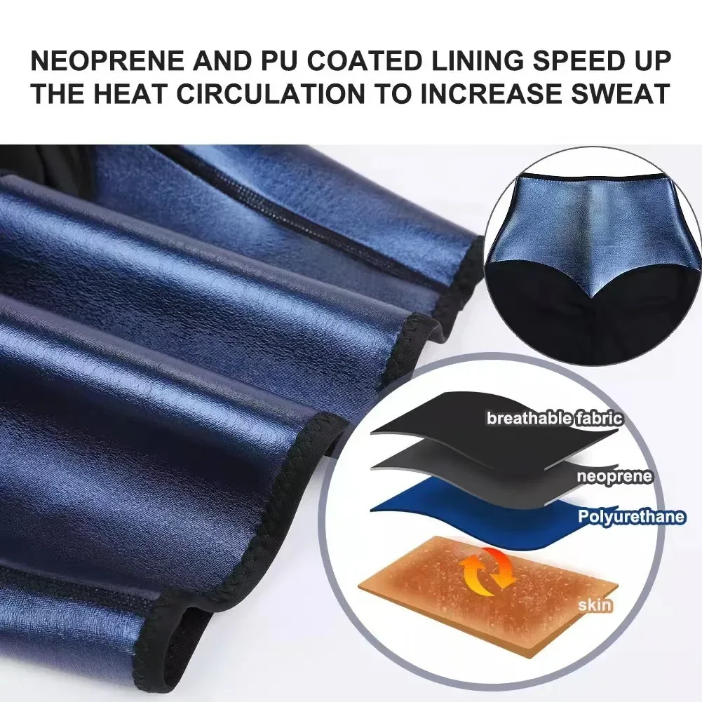 Body Shaper Pants Sauna Shapers Hot Sweat Sauna Effect Slimming Pants Fitness Shapewear Workout Gym Leggings Fitness