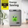 Chest Freezer, Small Deep Freezers Top Door with Removable Basket, 7 Temperature Control Energy Saving, Compact Freezer for Home 4