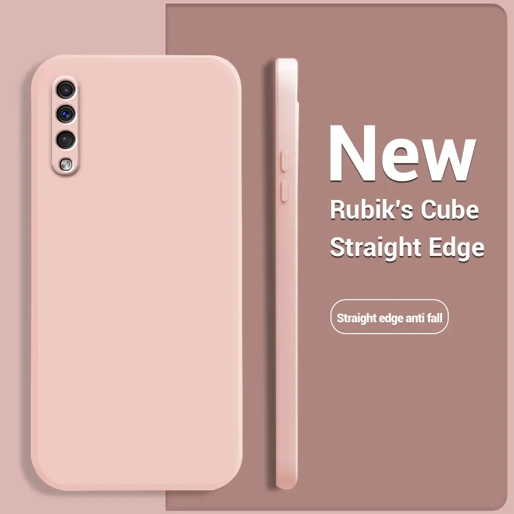 Shockproof Silicone Phone Case with Camera Protector for Samsung Galaxy A50/A50s