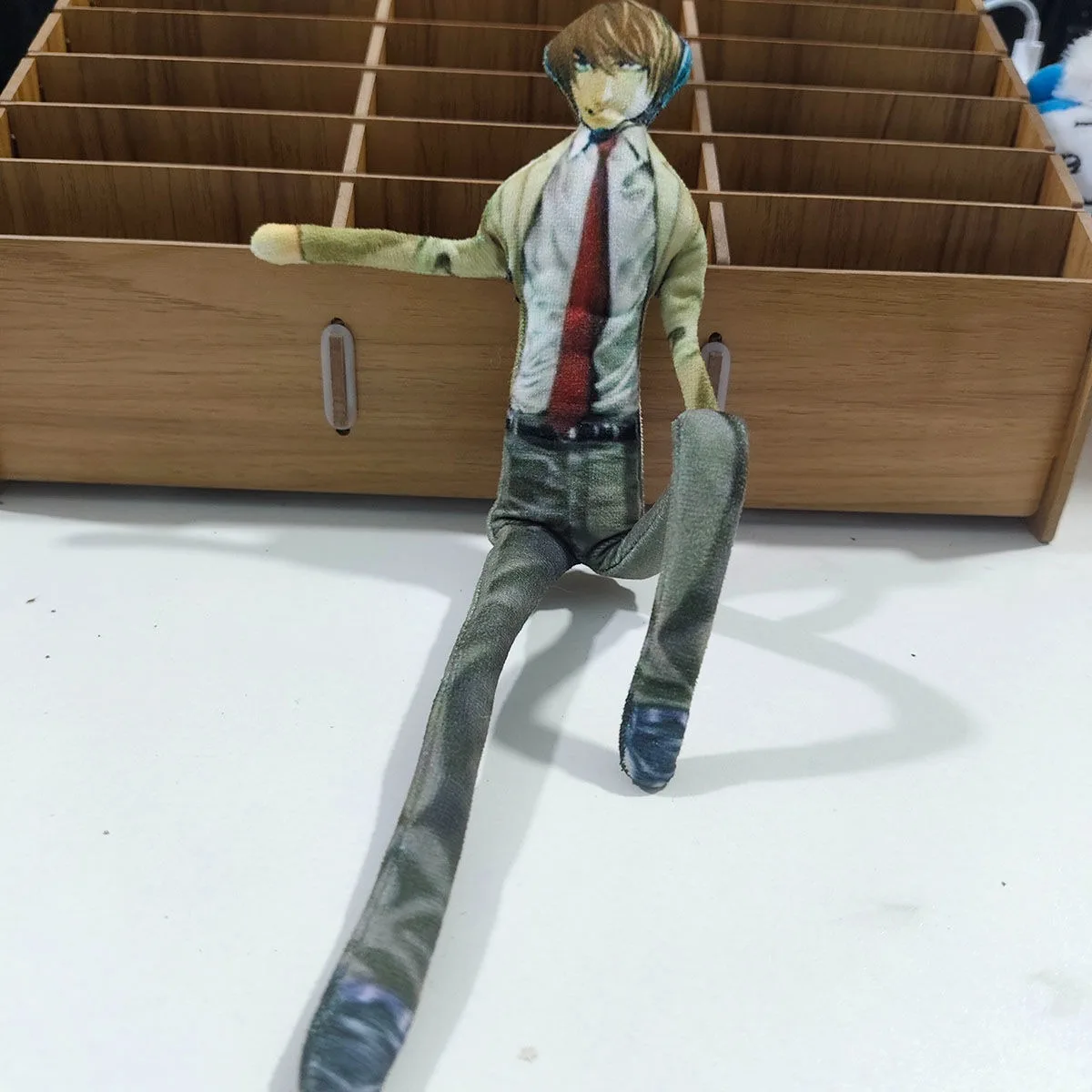 Anime DEATH NOTE Yagami Light Cosplay Doll Funny Body Wire Skeleton Action Stuffed Dolls Accessories Ornament Gifts plush toy,plush doll,anime ornament,action figures toys