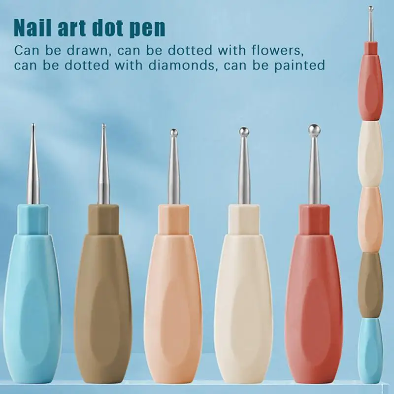 Professional Nail Art Dotting & Painting Tool Set with Brush Pen