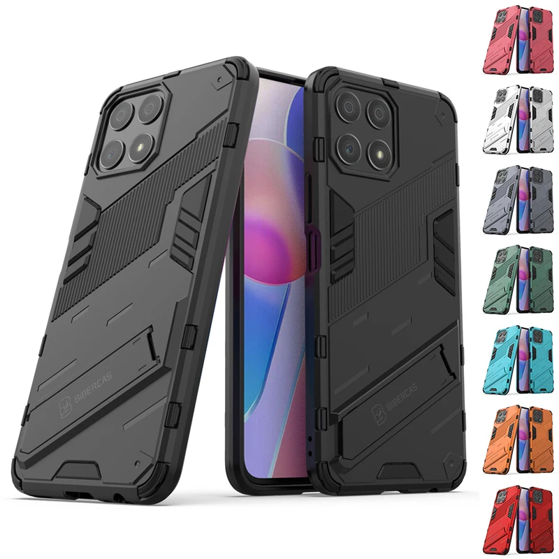 Per Cover Honor X8 5G Custodia Per Huawei Honor X8 5G Capas Stand Custodia Antiurto Per Cavalletto Posteriore Per Honor X 8 X8 5G Fundas