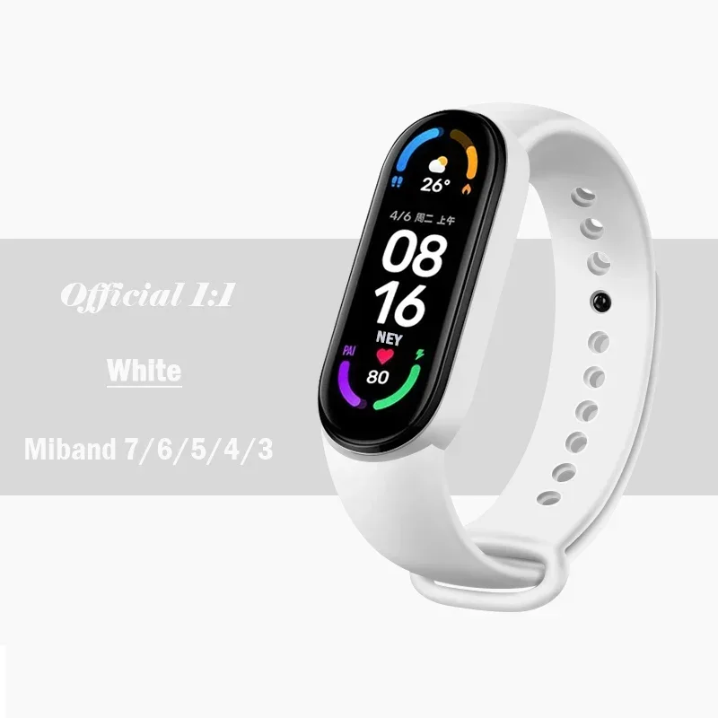Premium Silicone Sport Strap for Mi Band Bracelet Watch