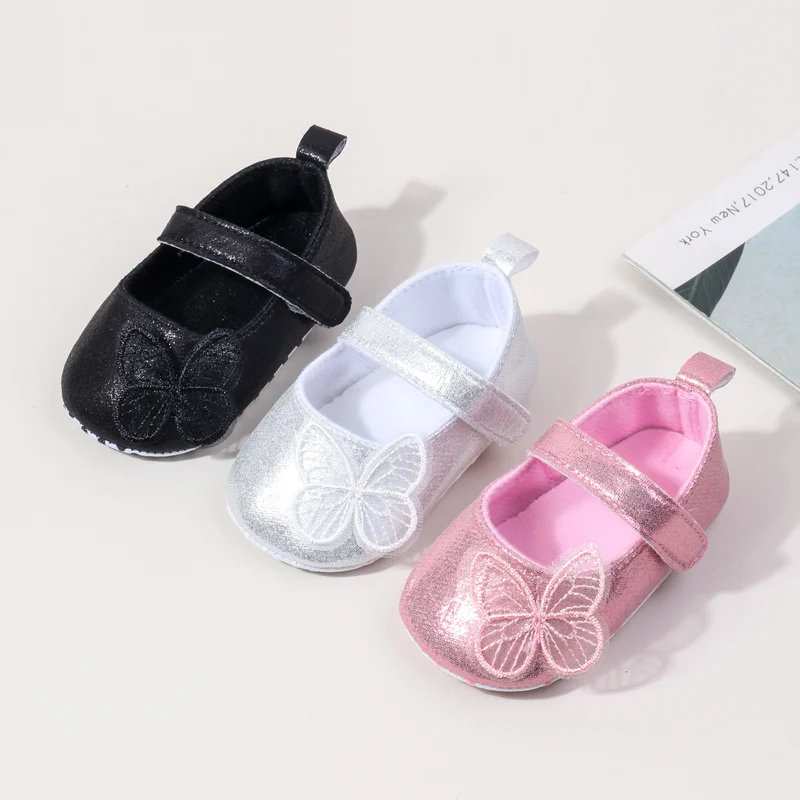 Baby Shoes Soft Cotton Spring and Summer Girls Sandal Beautiful Butterfly High Quality Newborn Toddler Sneaker NewFashion YS-G24 2