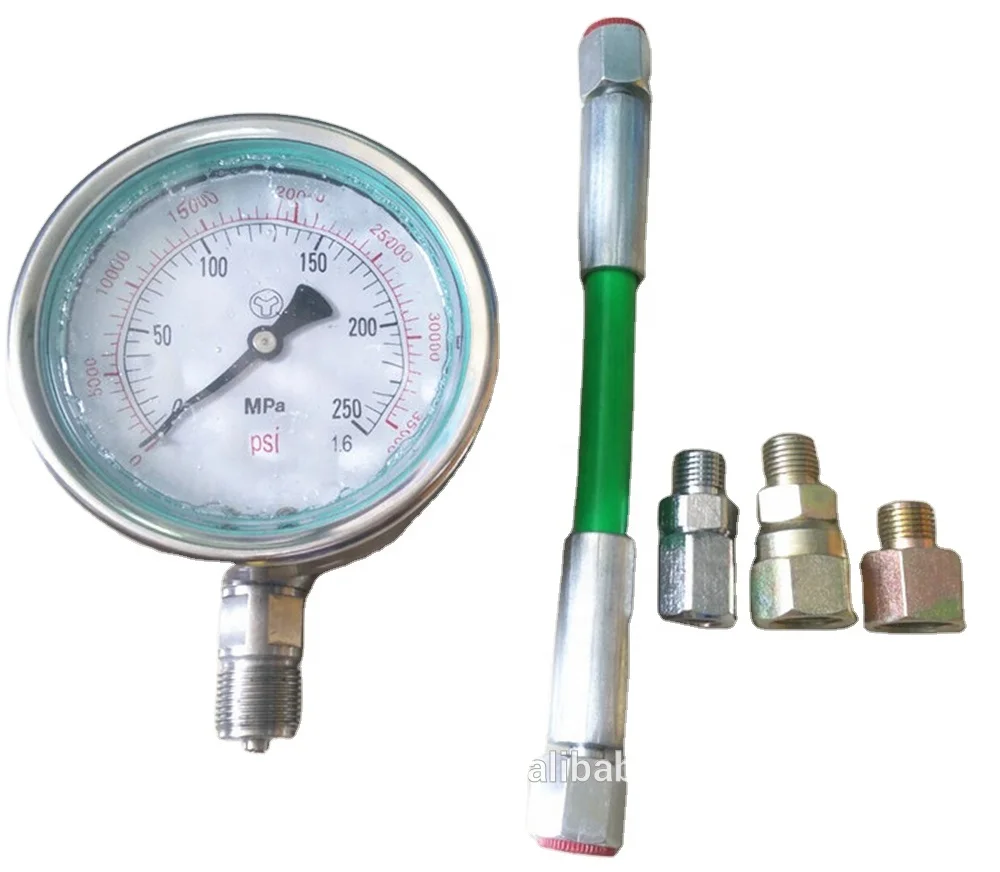 Tester Ad Alta Pressione Common Rail 0-250Mpa Per Pistone Common Rail Circuito Olio Diesel, Tubo Common Rail