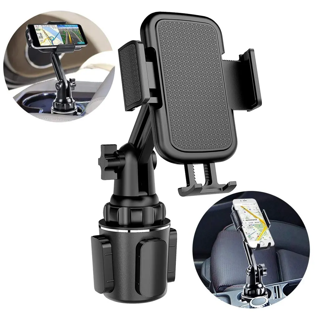 Universal Car Cup Holder Cellphone Mount Stand for Mobile Cell Phones Adjustable
