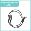 UV-K5 USB Programming Cable for Baofeng UV-5R Quansheng K6 UV5R Plus UV 13 UV 17 Pro Programming Cable Driver With CD Software 3