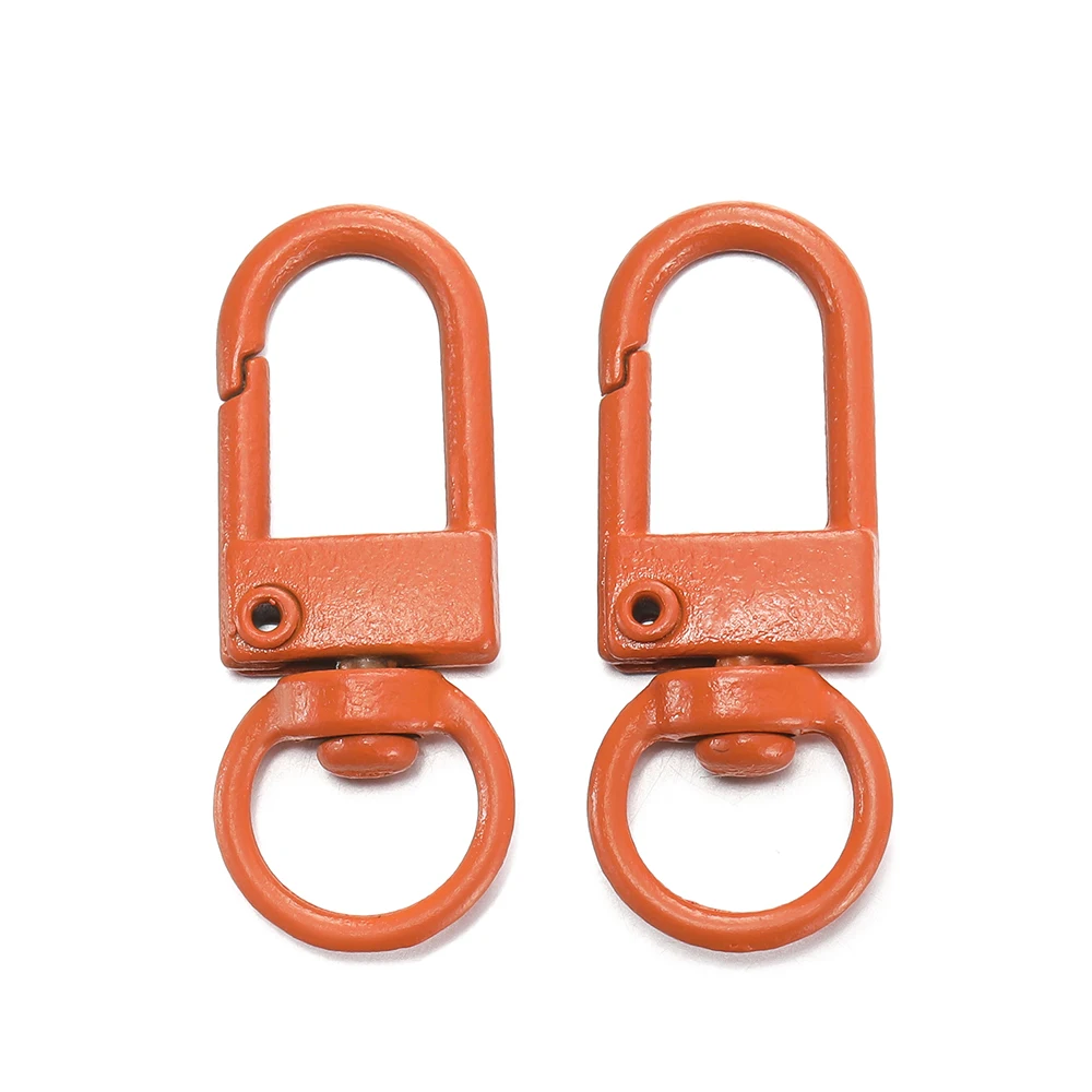 Colorful Alloy Snap Lobster Clasp Hooks for DIY Crafts - 10-Pack Wholesale Set
