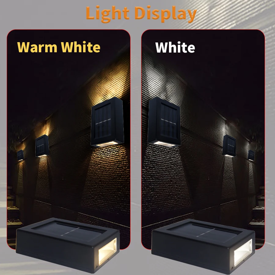 Solar-Powered Outdoor Decorative Light - Waterproof Up/Down Spot Lamp
