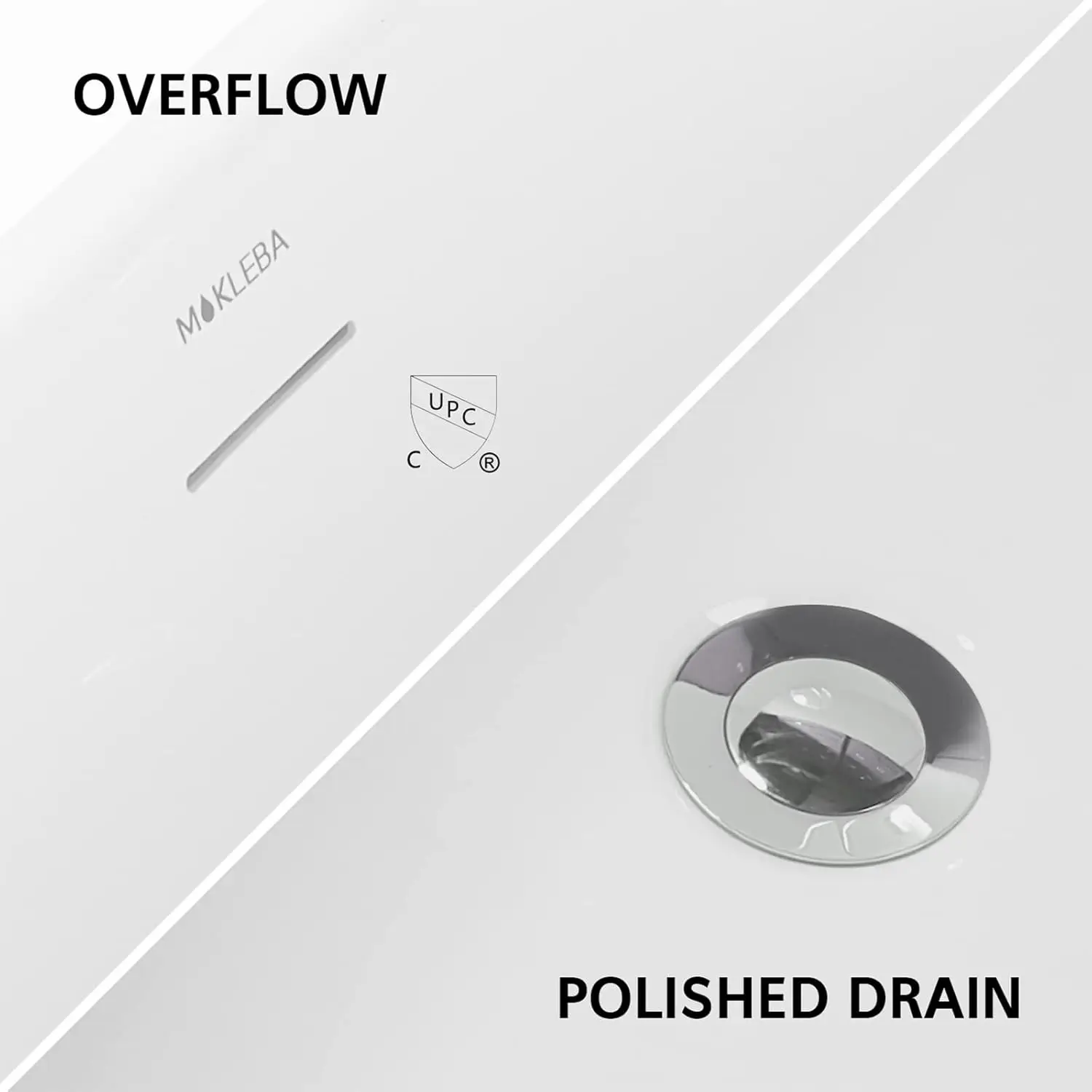 65 inch Acrylic Freestanding Bathtub Double Ended Free Standing Tub Soaking Tub with Integrated Slotted Overflow Glossy White