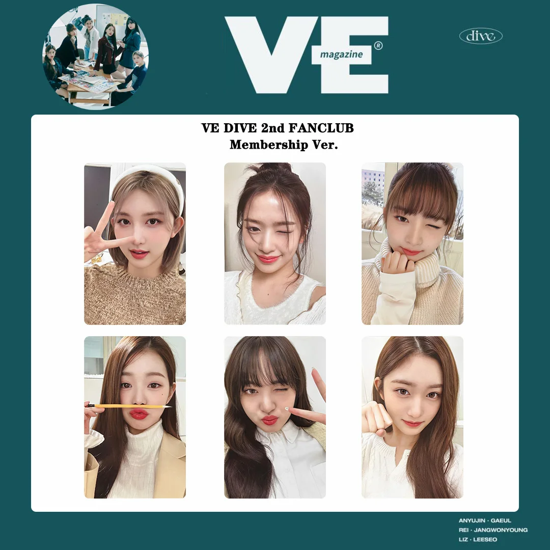 

Kpop Idol 6Pcs/Set Lomo Card IVE I'VE IVE WITHMUU Postcard Album New Photo Print Cards Picture Fans Gifts Collection