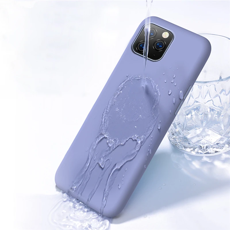 Liquid Silicone Soft TPU Back Bumper Case - Original Protective Cover