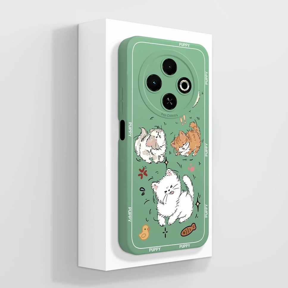 Creative Silicone Painted Anti-Drop Protective Phone Case