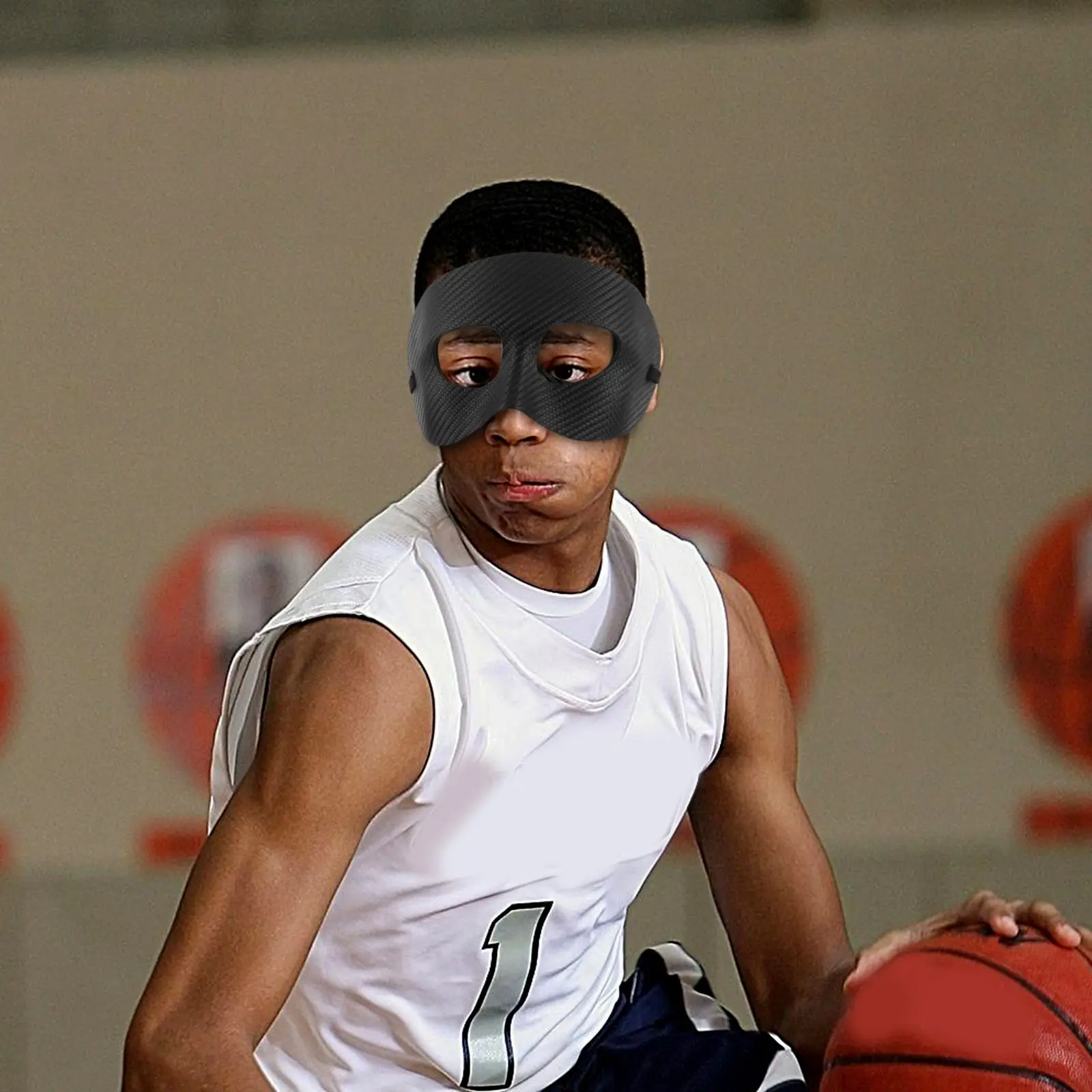 Football Basketball anti-collision Nose Face Mask Sports Mask Party Adult Masquerade Masks Half For Men Face Venetian Mens